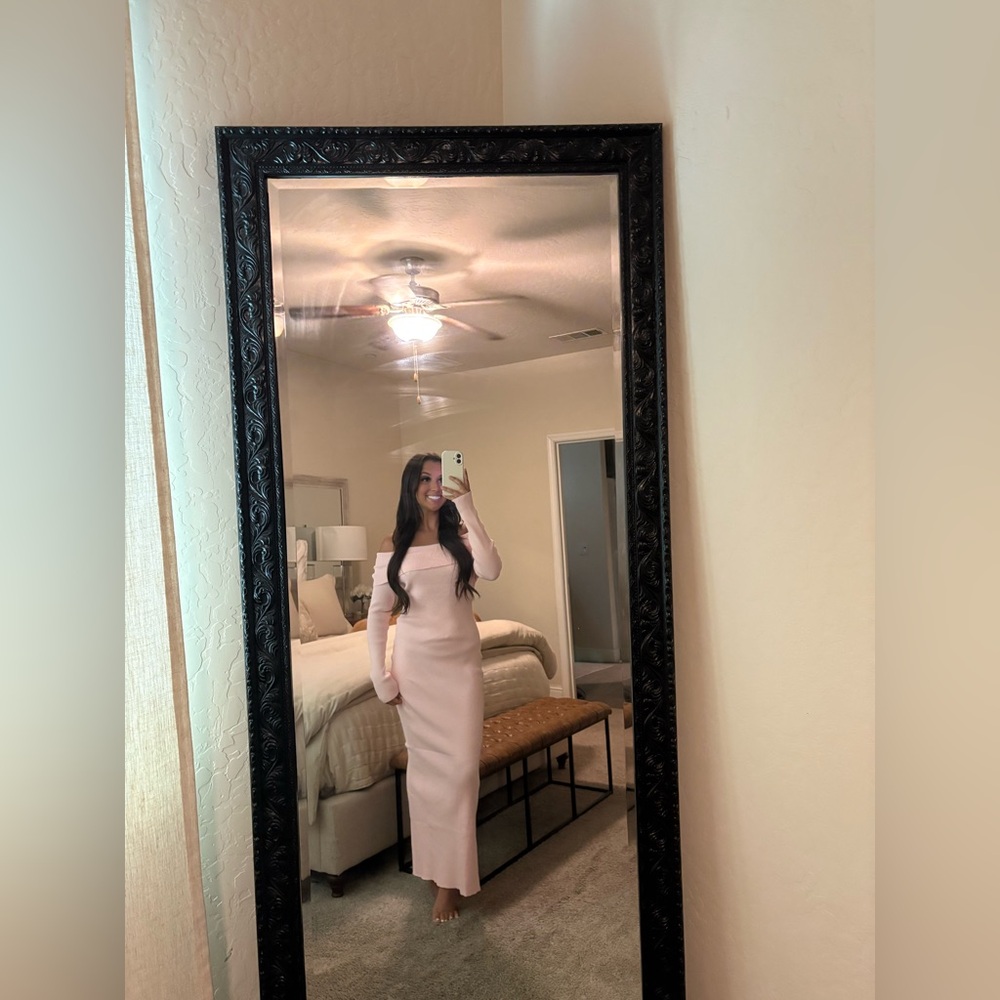 Amazon Strapless Light Pink Dress